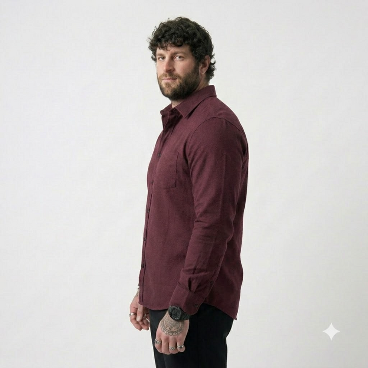 PLUS SIZE SOLID OXFORD SHIRT FOR MEN | XL-7XL