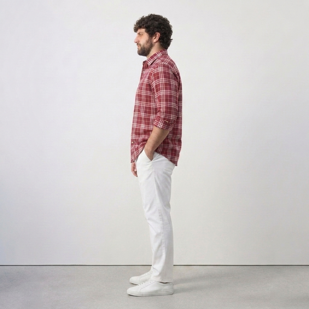 PLUS SIZE MEN’S CHECK SHIRT | XL-7XL