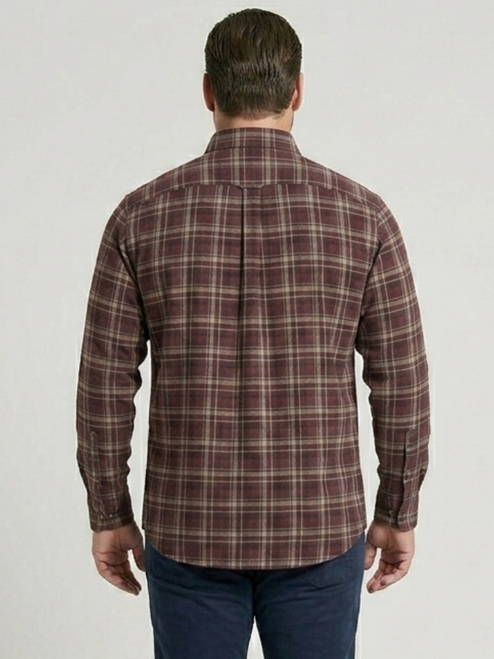 PLUS SIZE MEN CHECK SHIRT| XL-7XL