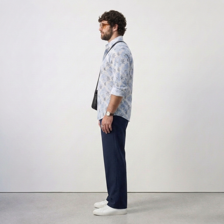 PLUS SIZE MEN’S PRINTED SHIRT | XL-7XL