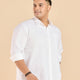 Plus Size Linen Rich Classic Shirt | XL-7XL