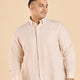 Plus Size Linen Rich Classic Shirt | XL-7XL