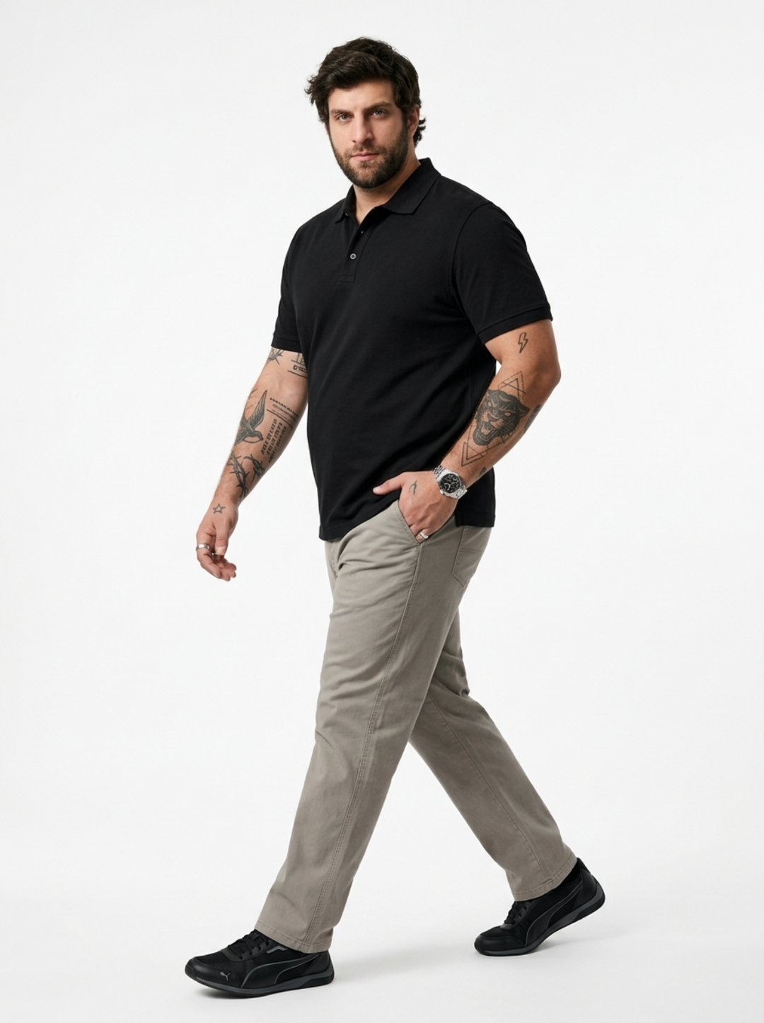 PLUS SIZE MEN SMART POLO | XL-7XL