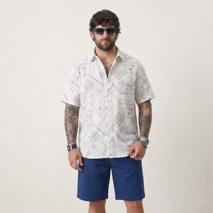 PLUS SIZE MEN’S PRINTED SHIRT | XL-7XL