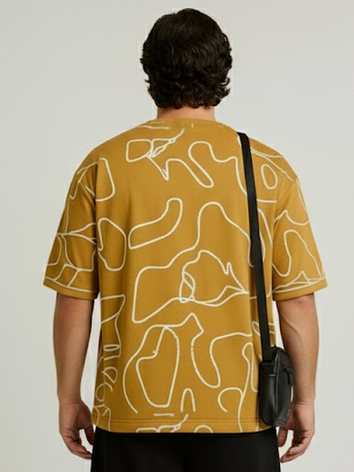 PLUS SIZE  PRINTED HANGOUT T-SHIRT FOR MEN | XL-7XL