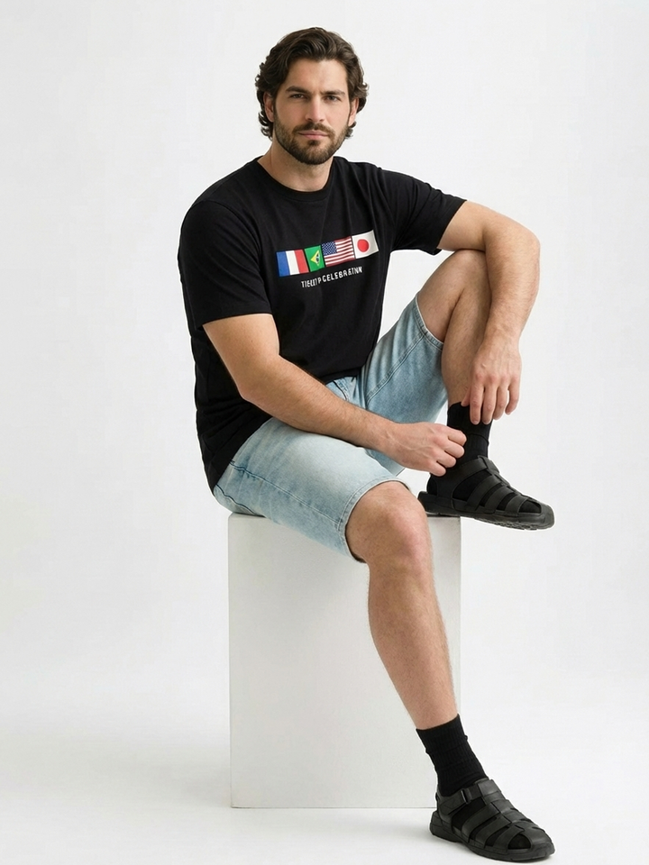PLUS SIZE MEN GRAPHIC T-SHIRT| XL-7XL