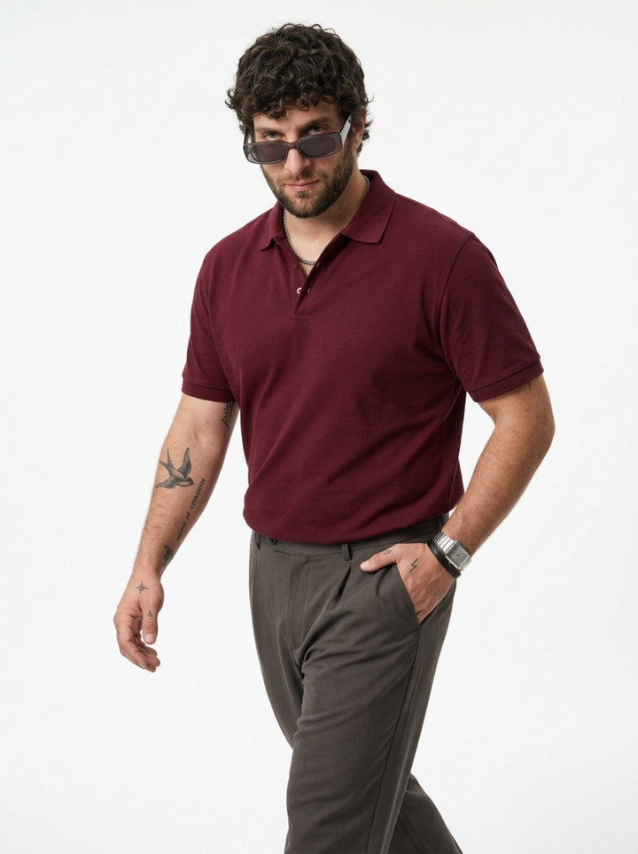 PLUS SIZE MEN SMART POLO | XL-7XL