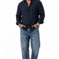 PLUS SIZE LINEN CHECK SHIRT FOR MEN | XL-7XL