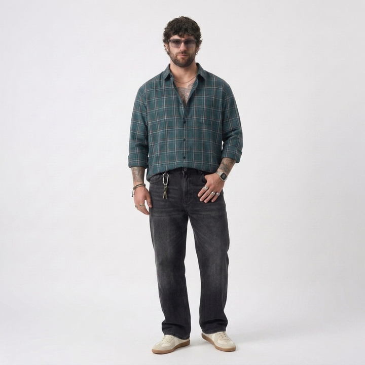 PLUS SIZE MEN’S CHECK SHIRT | XL-7XL