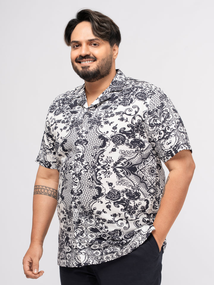 BIG HELLO PLUS SIZE RETRO CHILLOUT CUBAN SHIRT | XL-7XL