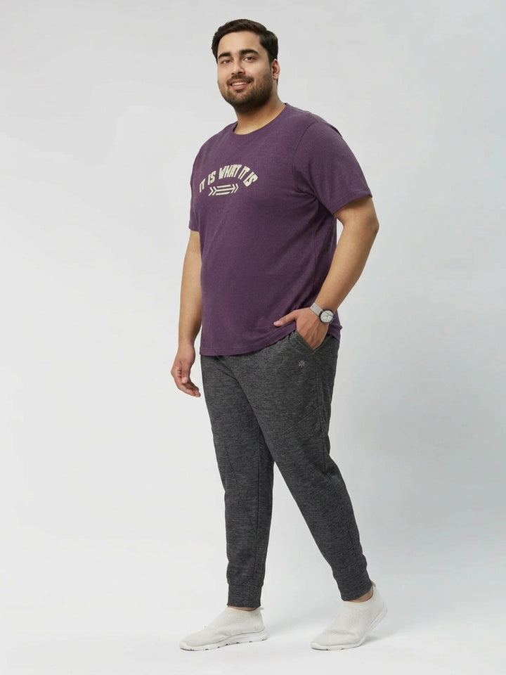 Men Everyday Solid Knit Jogger | XL-7XL