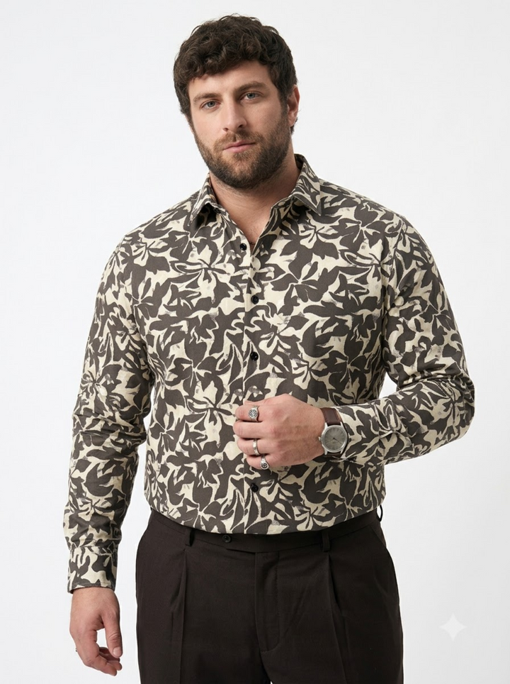 PLUS SIZE PRINTED SHIRT FOR MEN | XL-7XL