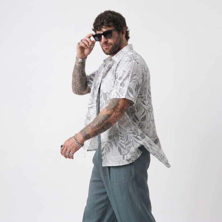 PLUS SIZE MEN’S PRINTED SHIRT | XL-7XL