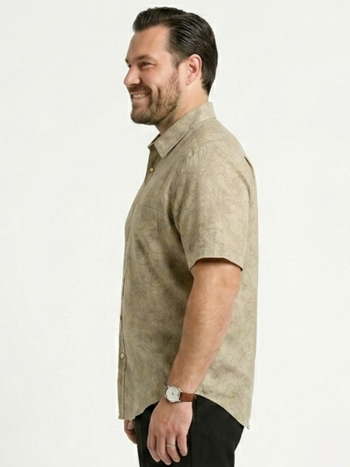 PLUS SIZE PRINTED SHIRT FOR MEN | XL-7XL