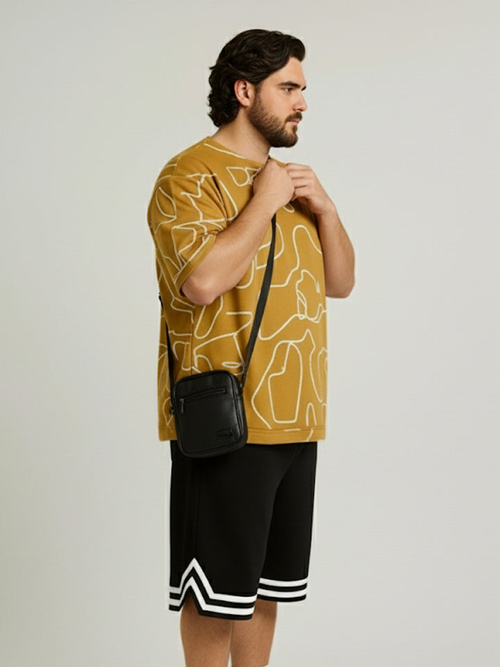 PLUS SIZE  PRINTED HANGOUT T-SHIRT FOR MEN | XL-7XL