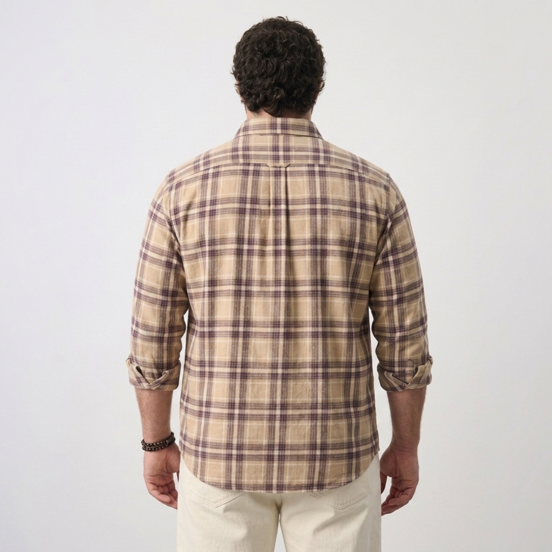 PLUS SIZE MEN’S CHECK SHIRT | XL-7XL