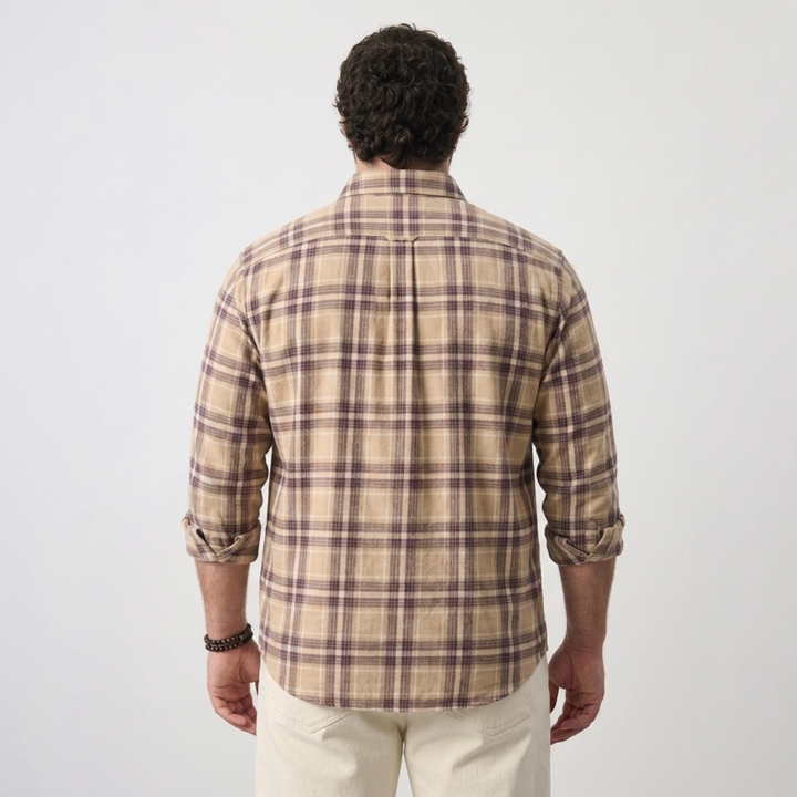 PLUS SIZE MEN’S CHECK SHIRT | XL-7XL