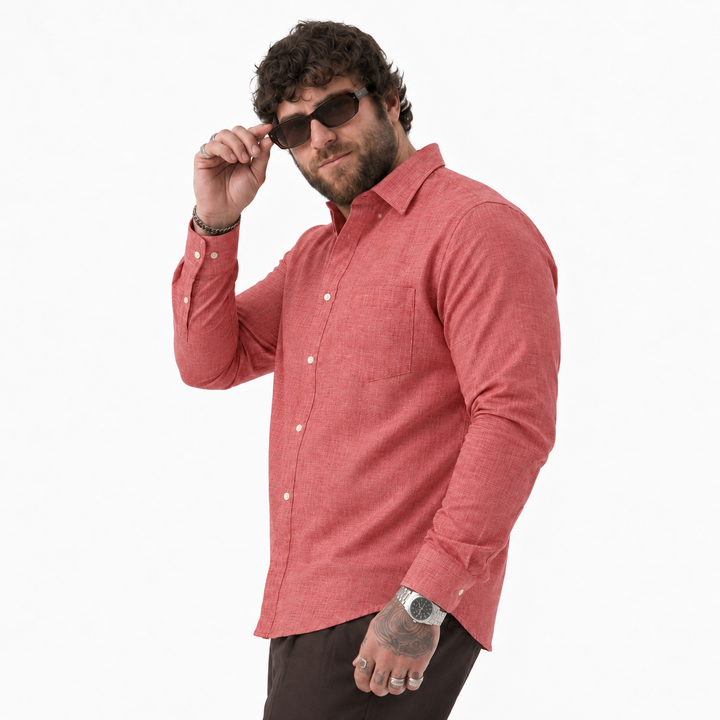 PLUS SIZE SOLID SHIRT FOR MEN | XL-7XL
