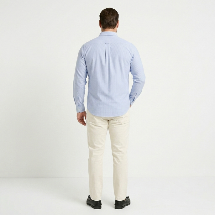 PLUS SIZE MEN’S STRIPE SHIRT | XL-7XL