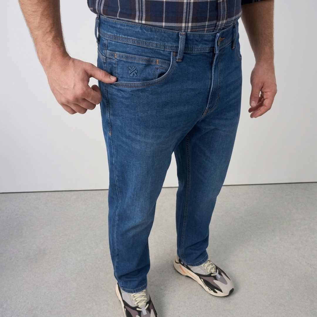 PLUS SIZE KEVIN FIT JEANS  FOR MEN | XL-7XL