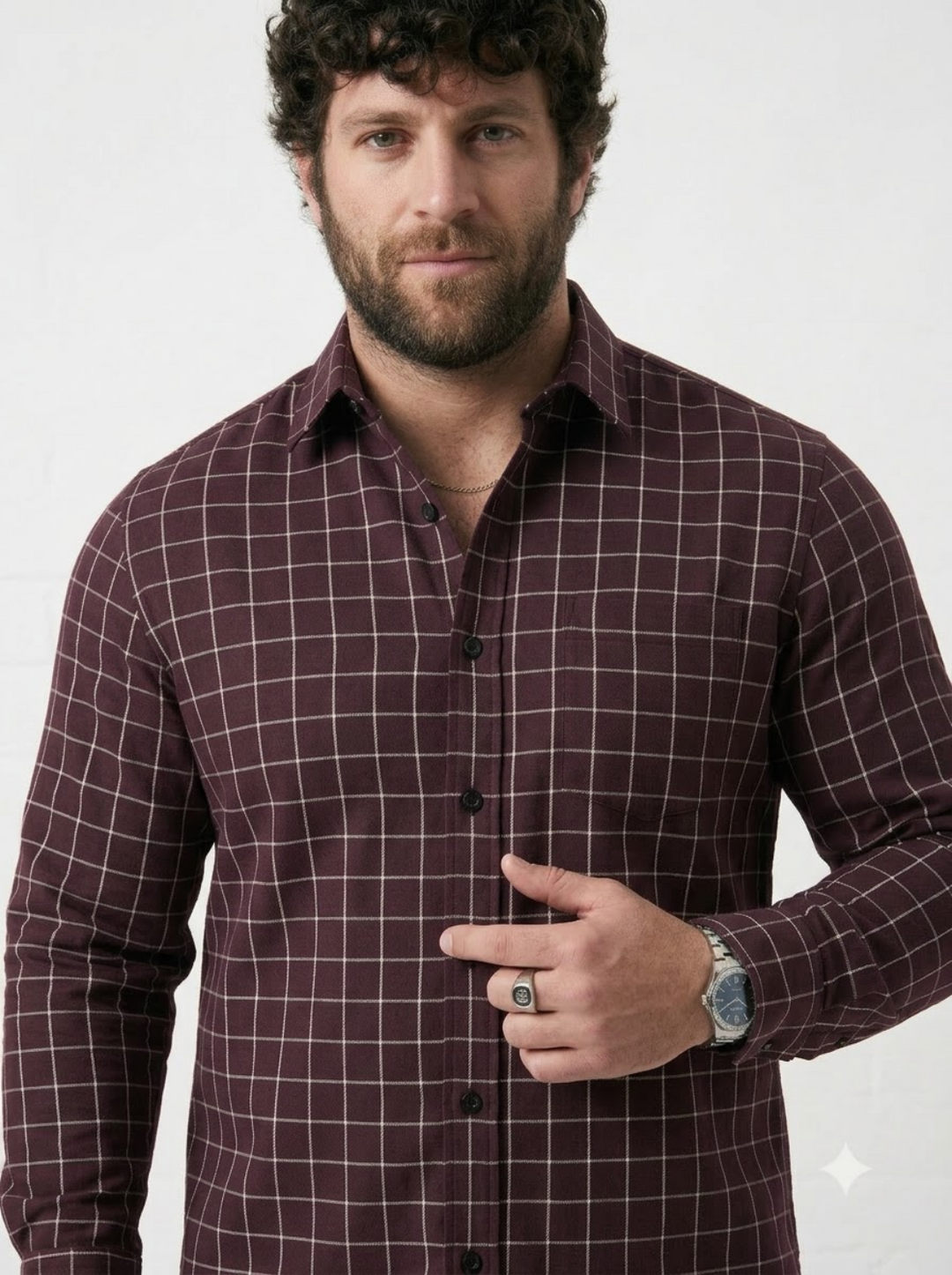 PLUS SIZE CHECK SHIRT FOR MEN | XL-7XL