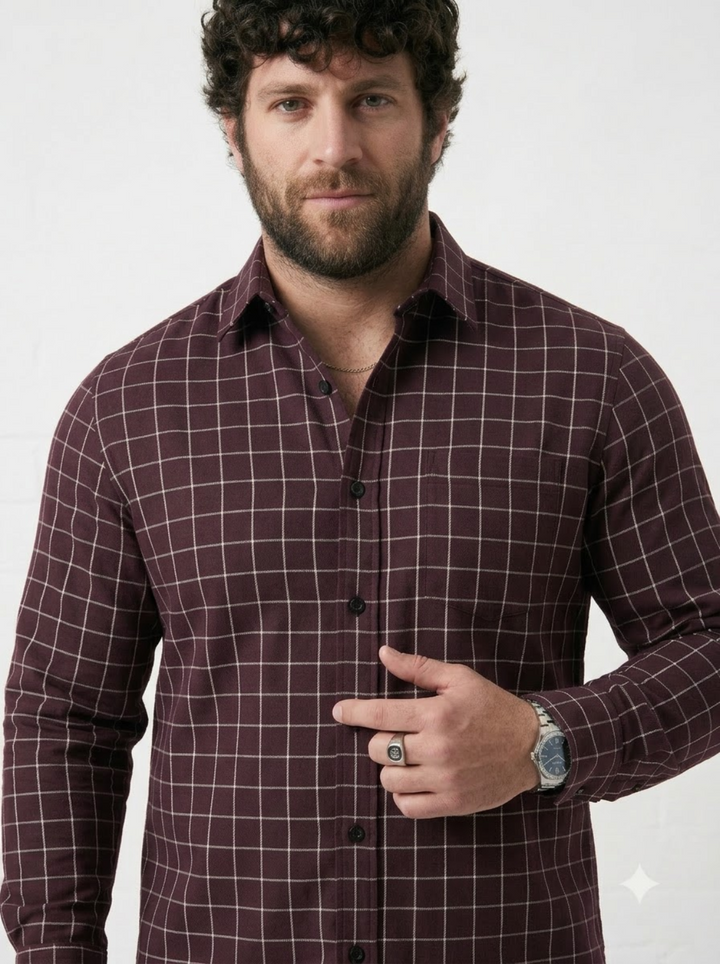 PLUS SIZE CHECK SHIRT FOR MEN | XL-7XL