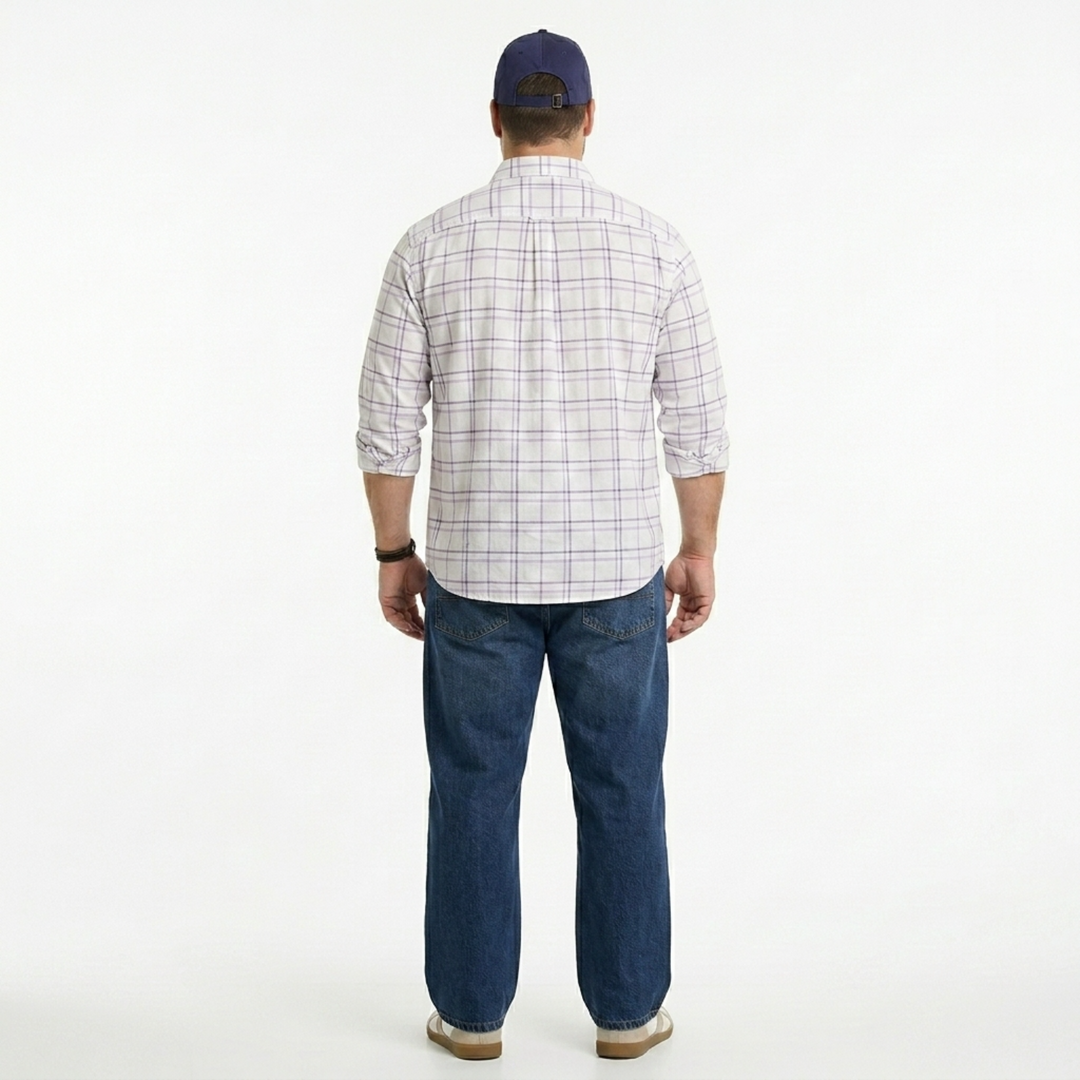 PLUS SIZE CHECK SHIRT FOR MEN | XL-7XL