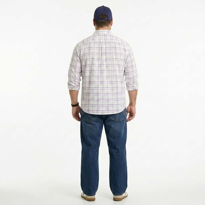 PLUS SIZE CHECK SHIRT FOR MEN | XL-7XL