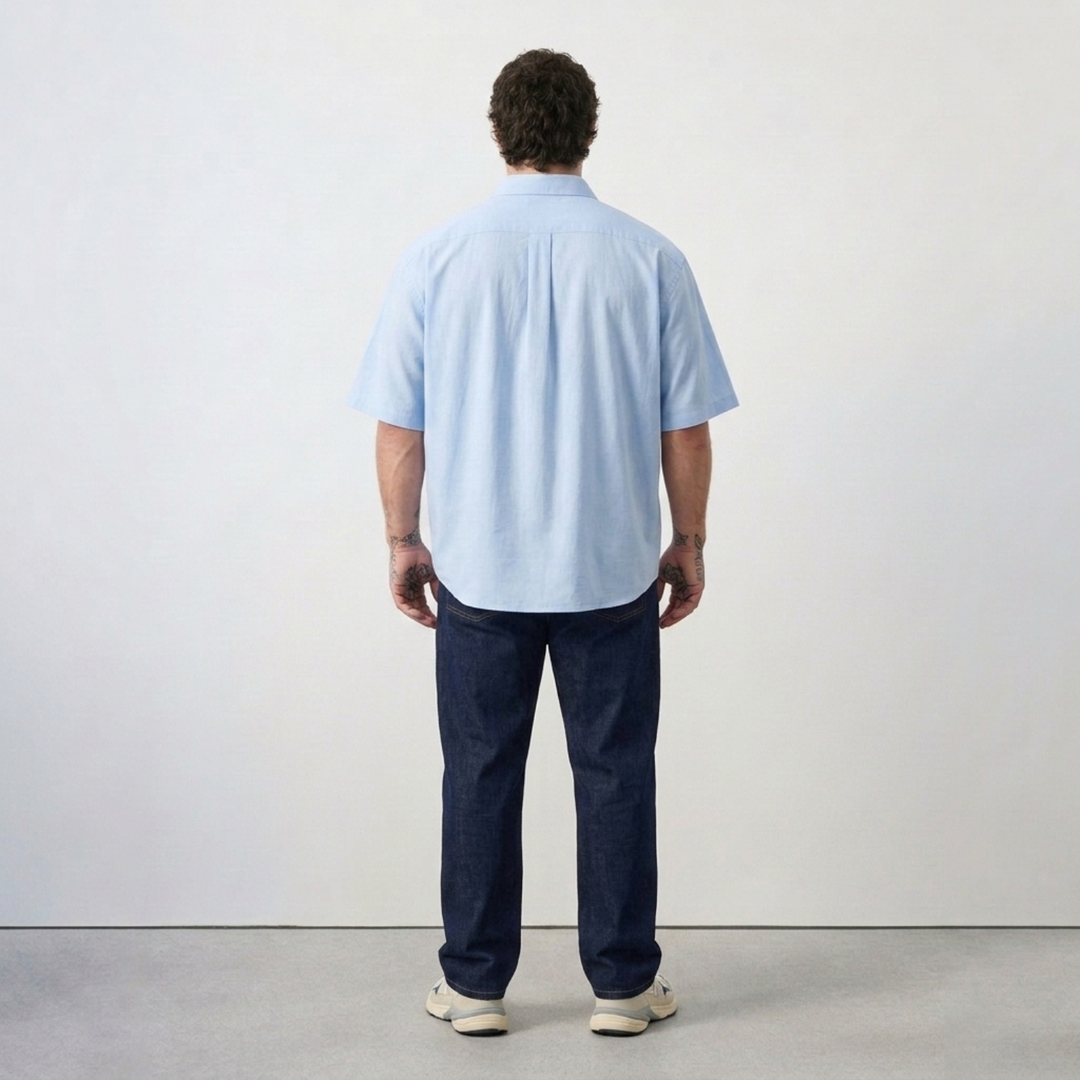 PLUS SIZE MEN’S SOLID SHIRT | XL-7XL