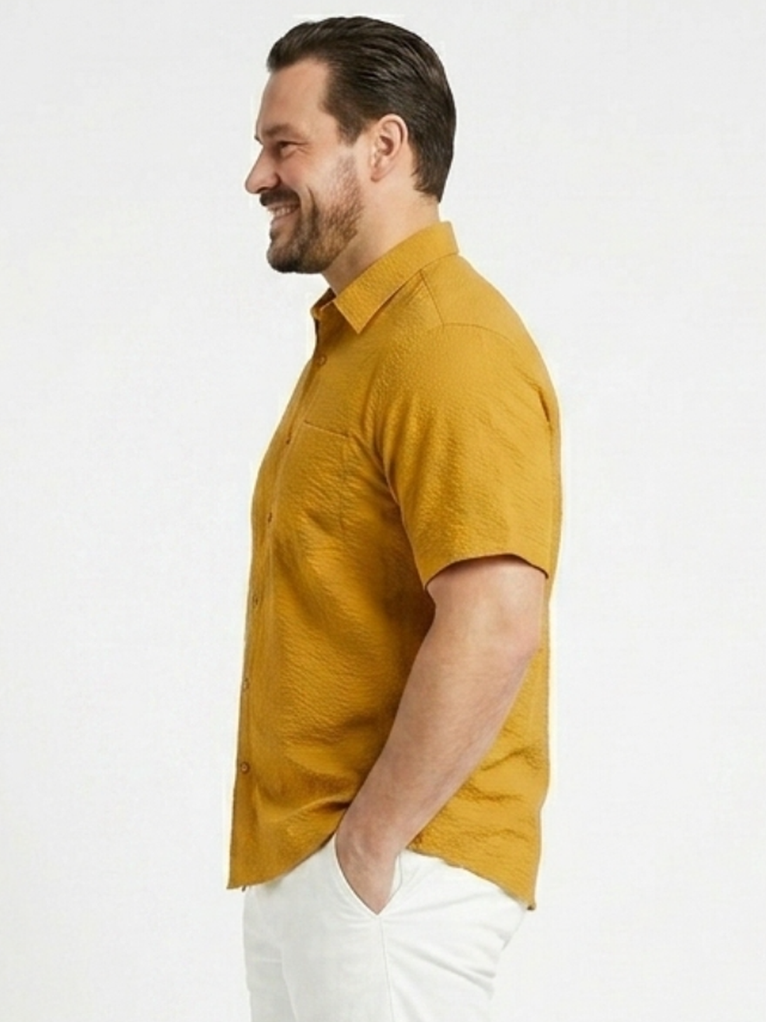 PLUS SIZE SOLID SHIRT FOR MEN | XL-7XL