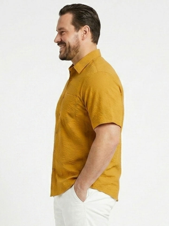 PLUS SIZE SOLID SHIRT FOR MEN | XL-7XL