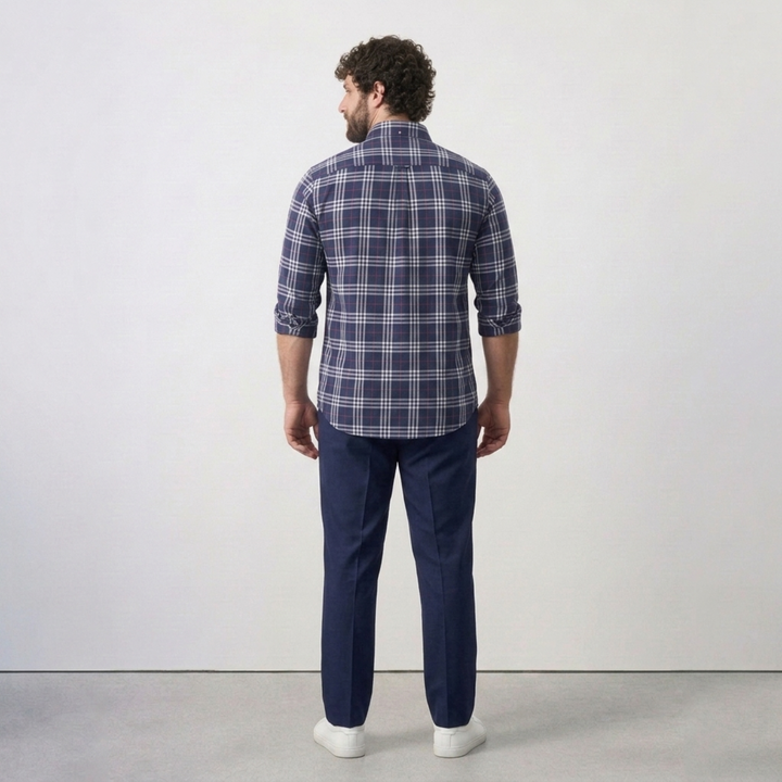 PLUS SIZE MEN’S CHECK SHIRT | XL-7XL