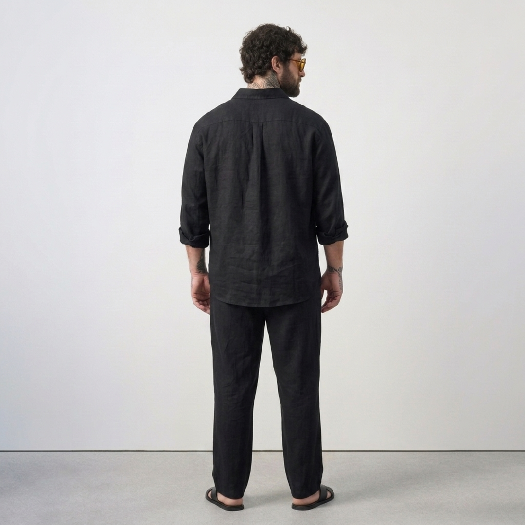 PLUS SIZE MEN’S SOLID STRETCH KNIT SHIRT | XL-7XL