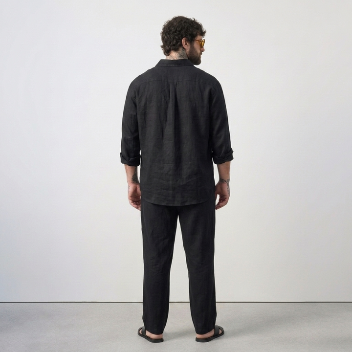PLUS SIZE MEN’S SOLID STRETCH KNIT SHIRT | XL-7XL