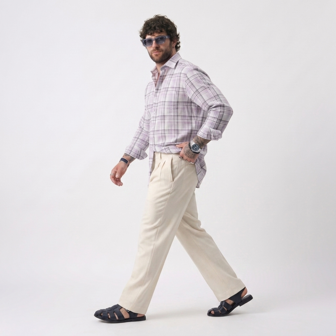 PLUS SIZE MEN’S CHECK SHIRT | XL-7XL
