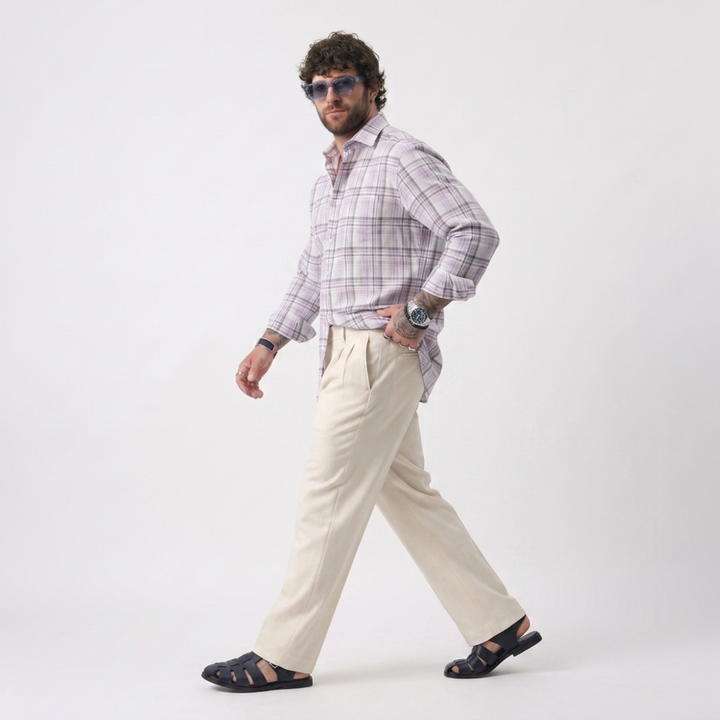 PLUS SIZE MEN’S CHECK SHIRT | XL-7XL