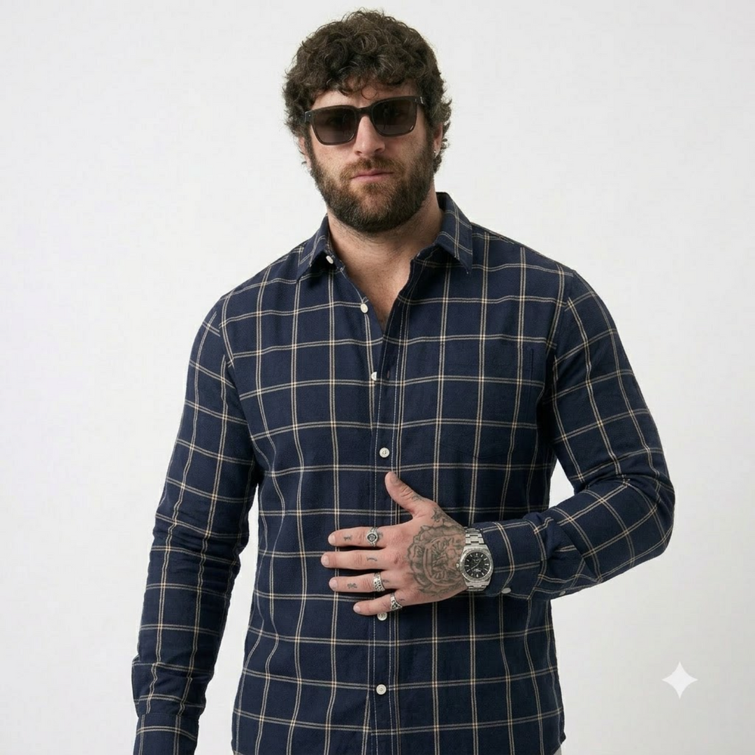 PLUS SIZE CHECK SHIRT FOR MEN | XL-7XL