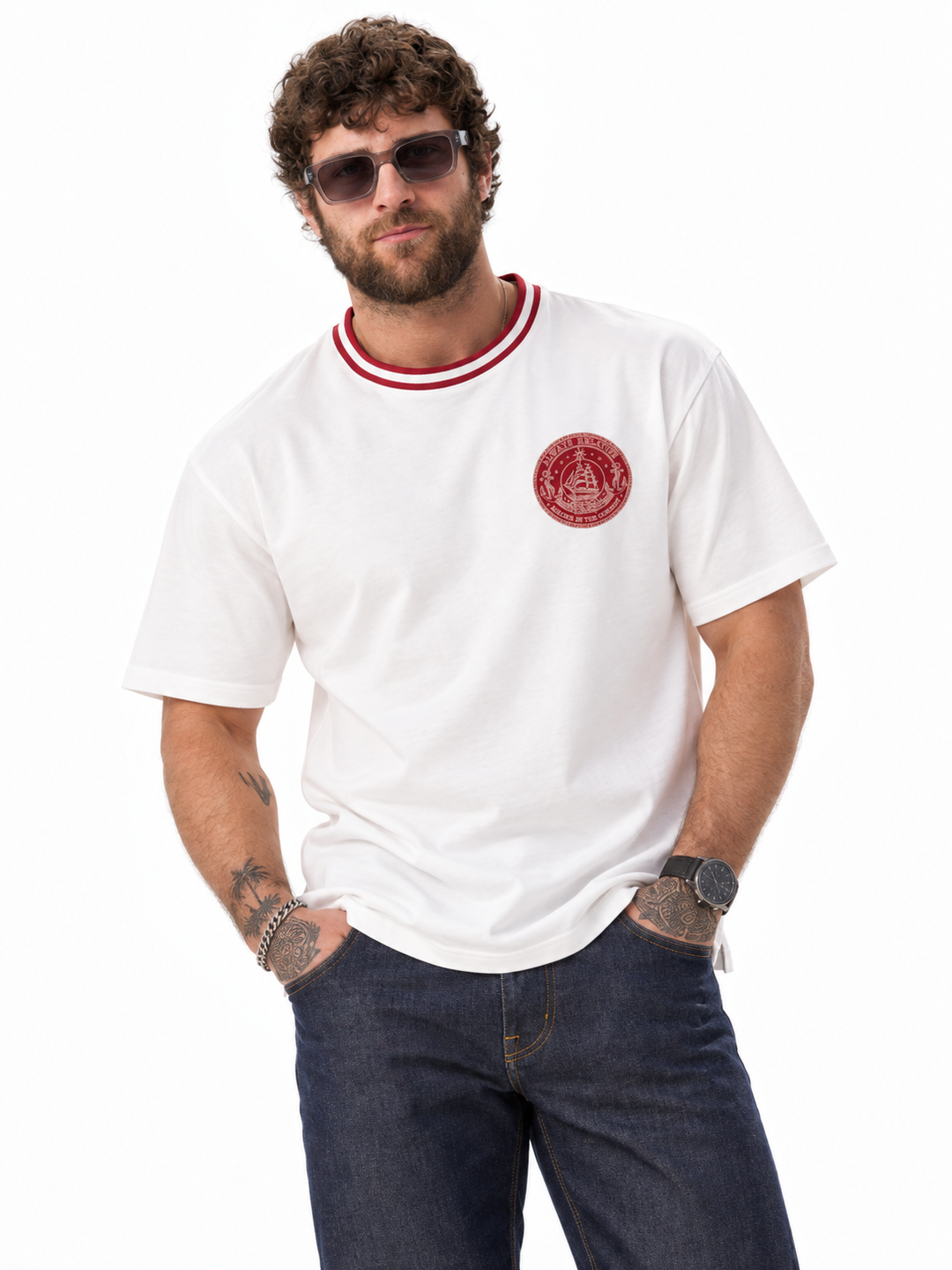 PLUS SIZE MEN RINGER TEES | XL-7XL
