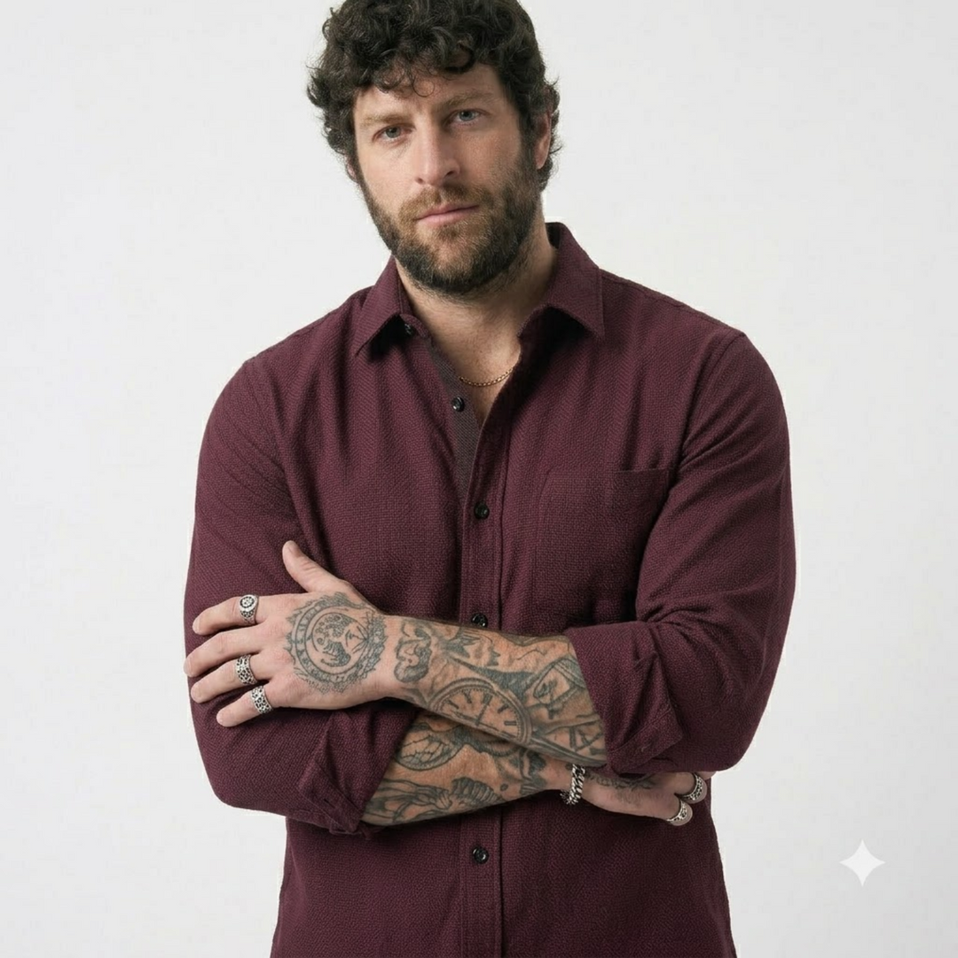 PLUS SIZE SOLID OXFORD SHIRT FOR MEN | XL-7XL