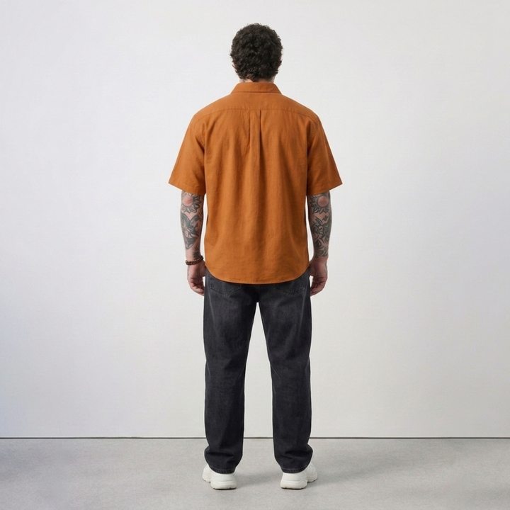 PLUS SIZE MEN’S SOLID SHIRT | XL-7XL