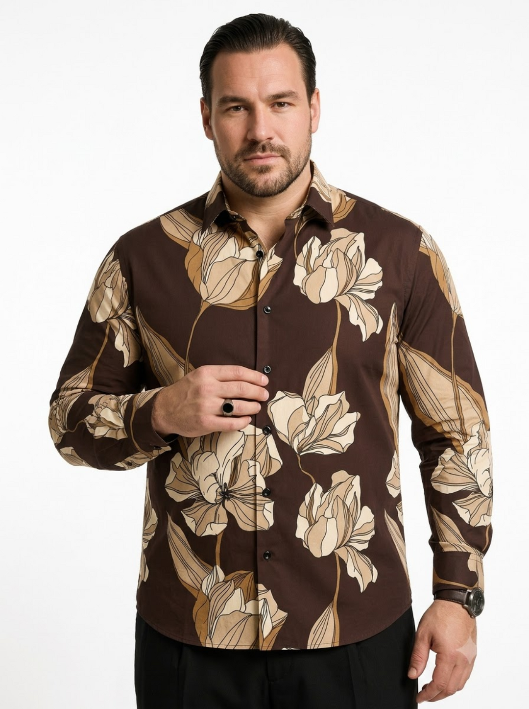 PLUS SIZE PRINTED SHIRT FOR MEN | XL-7XL