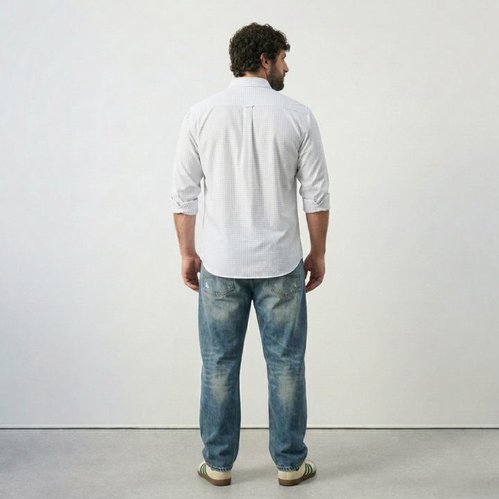 PLUS SIZE MEN CHECK SHIRT| XL-7XL