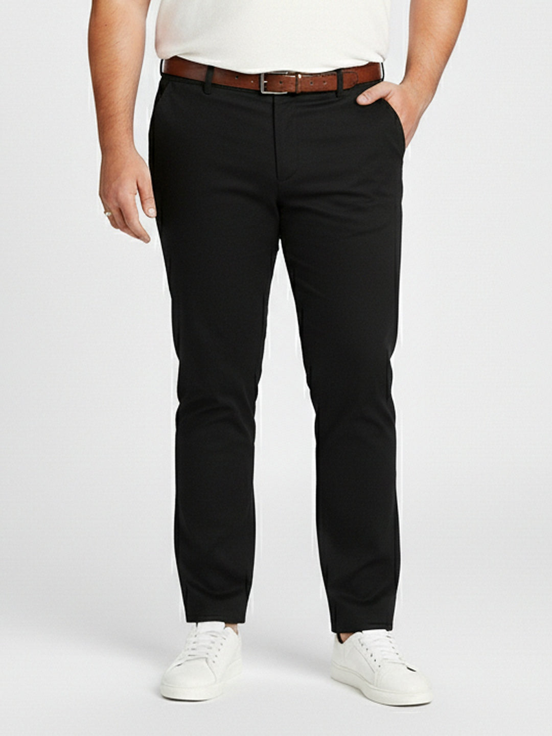 BIG HELLO - THE PLUS LIFE-Men Relaxed Must Have Trousers