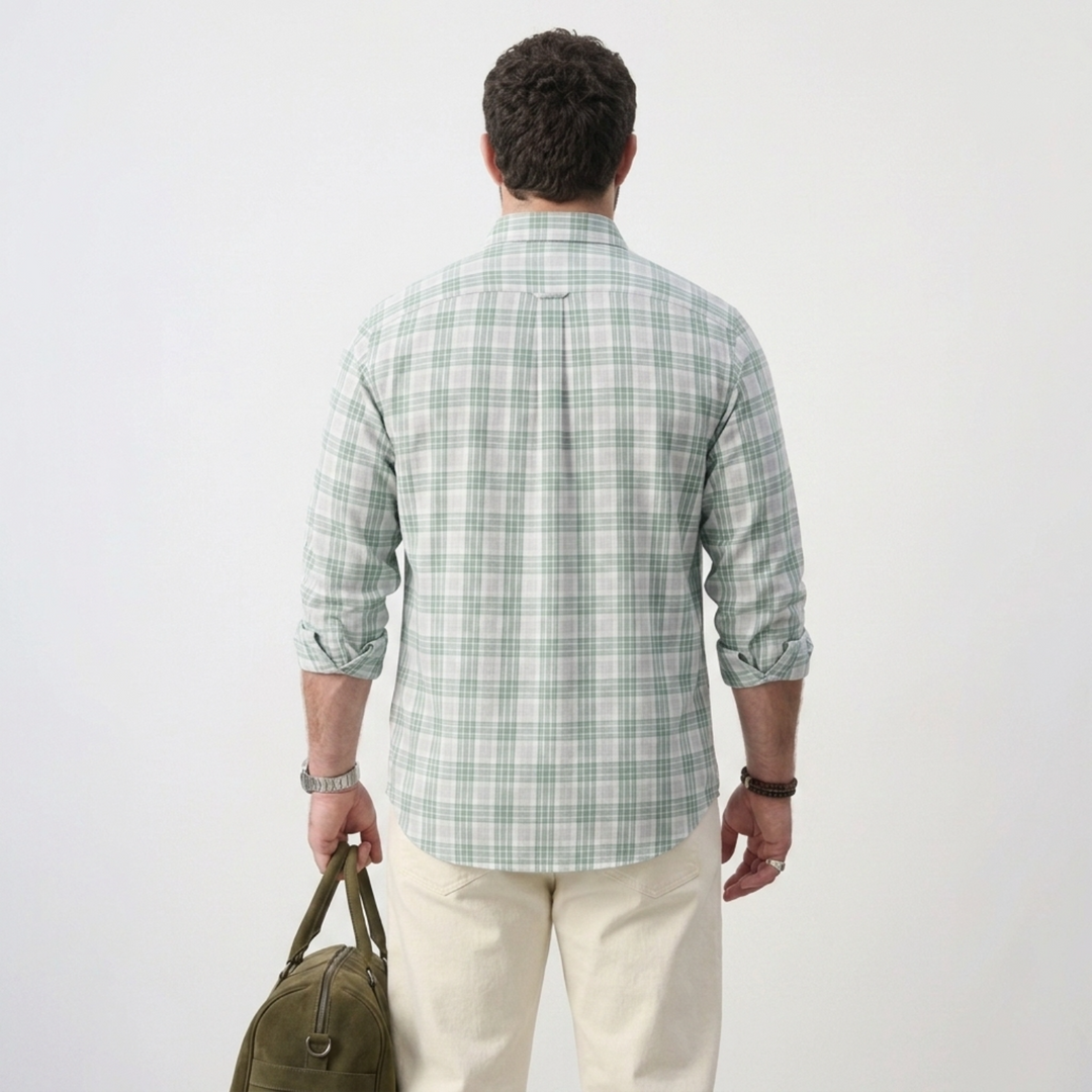 PLUS SIZE MEN’S CHECK SHIRT | XL-7XL