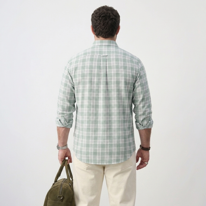 PLUS SIZE MEN’S CHECK SHIRT | XL-7XL