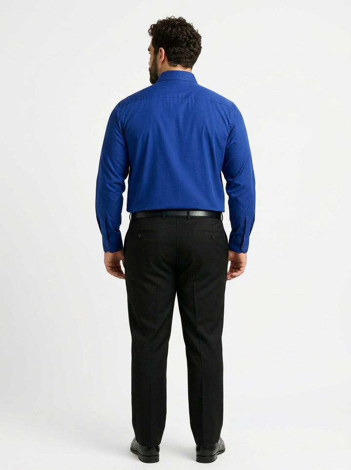 PLUS SIZE SOLID GIZA SHIRT FOR MEN | XL-7XL