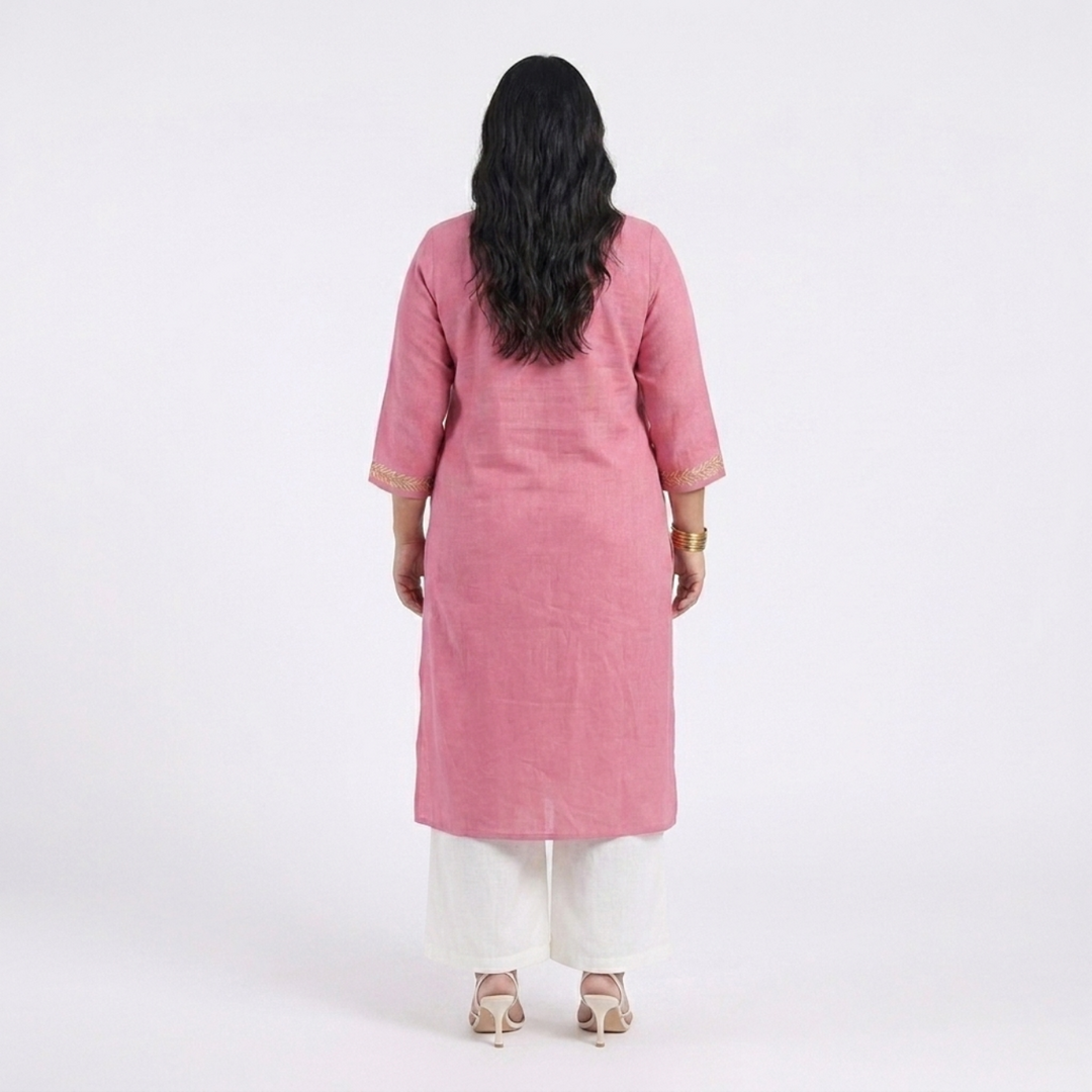 PLUS SIZE WOMEN’S SOLID ETHNIC KURTA | XL-7XL