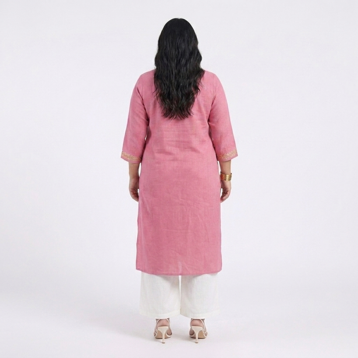 PLUS SIZE WOMEN’S SOLID ETHNIC KURTA | XL-7XL