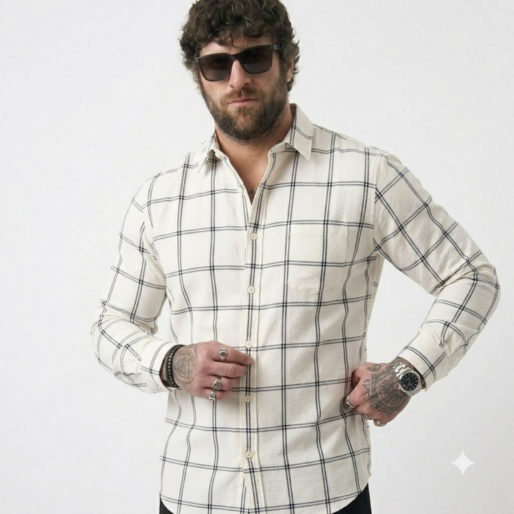 PLUS SIZE CHECK SHIRT FOR MEN | XL-7XL