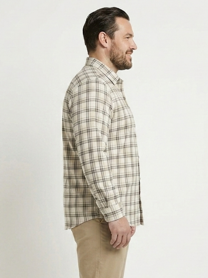 PLUS SIZE MEN CHECK SHIRT| XL-7XL
